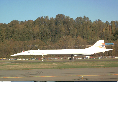 Concorde landing