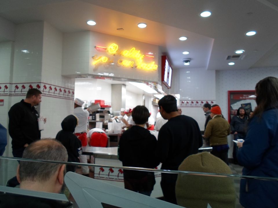 Inside of In N Out Drive In