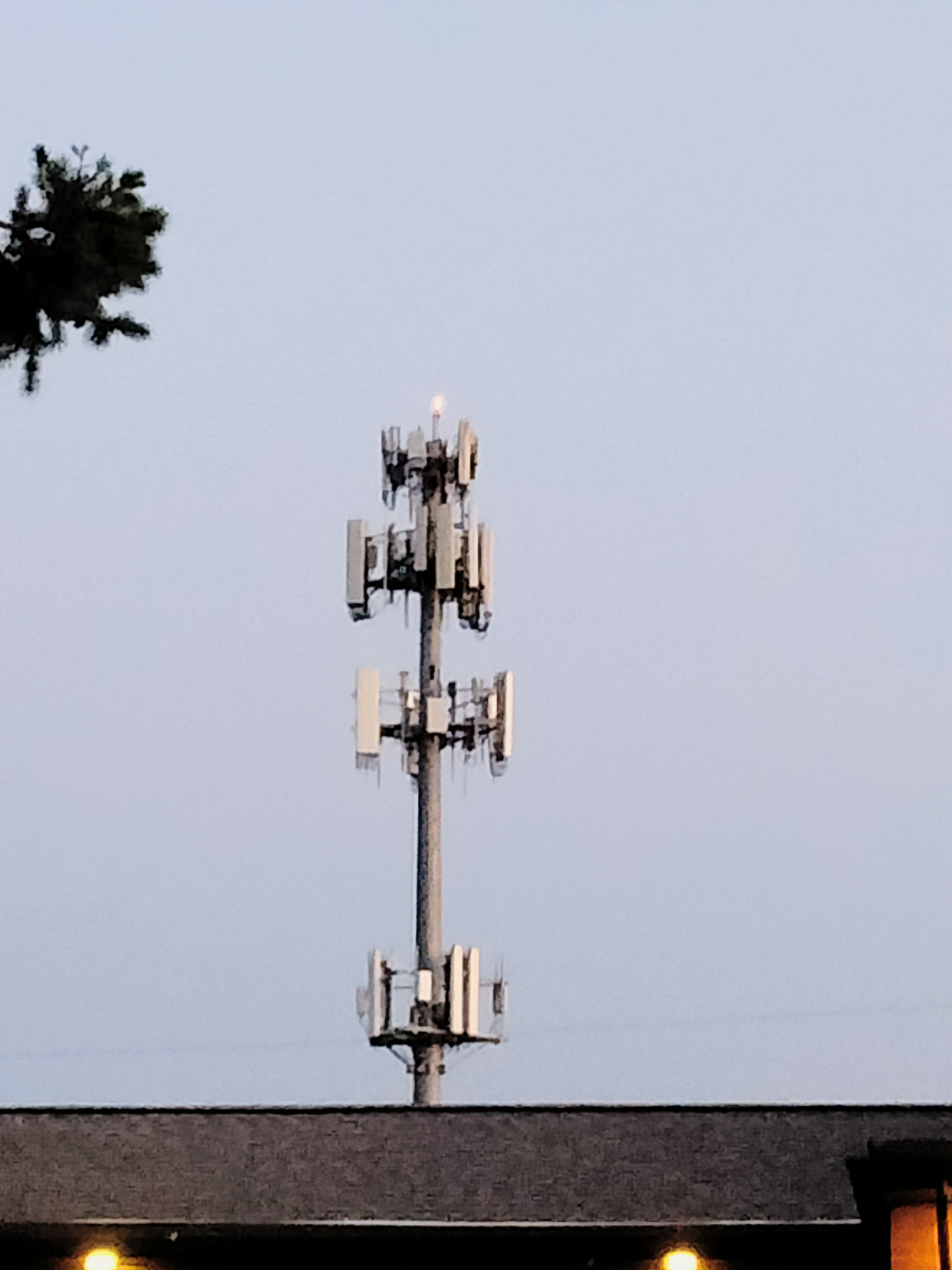 A cell tower only supports 4 carriers in most cases